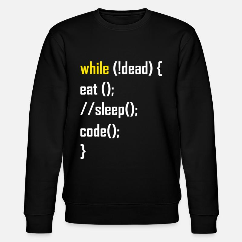 Programmer programming gift - Stanley/Stella CHANGER Unisex Organic Sweatshirt - black