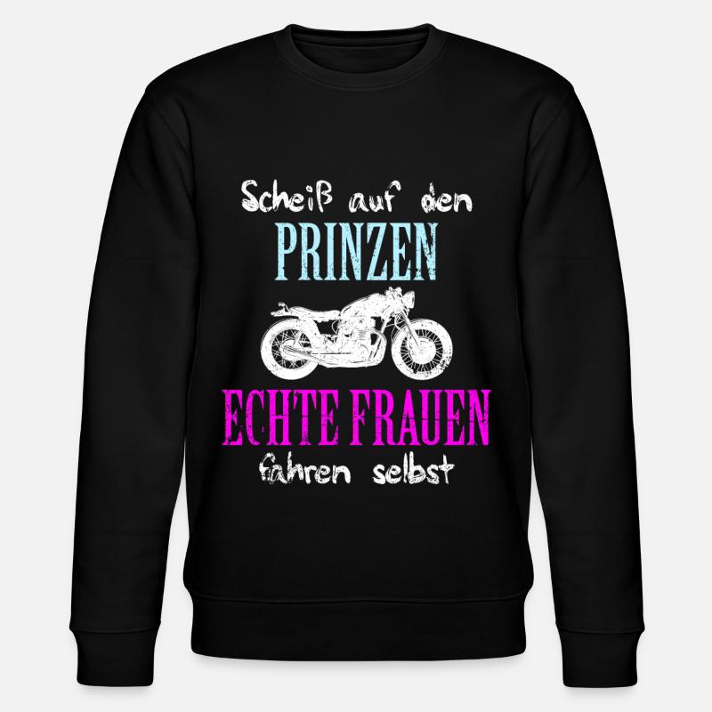 Motorrad - Stanley/Stella Unisex Bio-Sweatshirt CHANGER - Schwarz