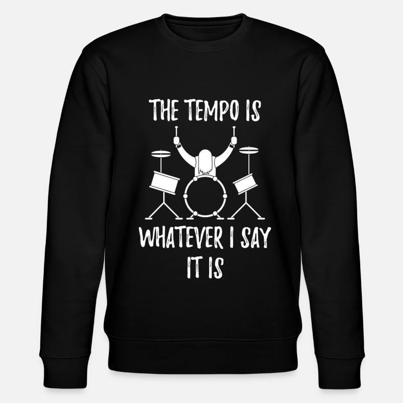Drummer drums drummer - Stanley/Stella CHANGER Unisex Organic Sweatshirt - black
