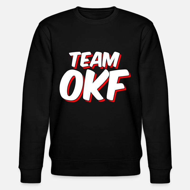 Team OKF site inspection - Stanley/Stella CHANGER Unisex Organic Sweatshirt - black