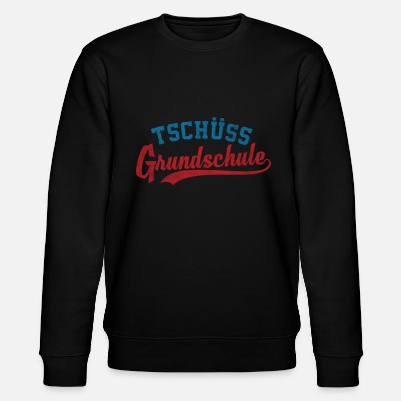 Tschüss Grundschule Schulabschluss - Stanley/Stella Unisex Bio-Sweatshirt CHANGER  - Schwarz