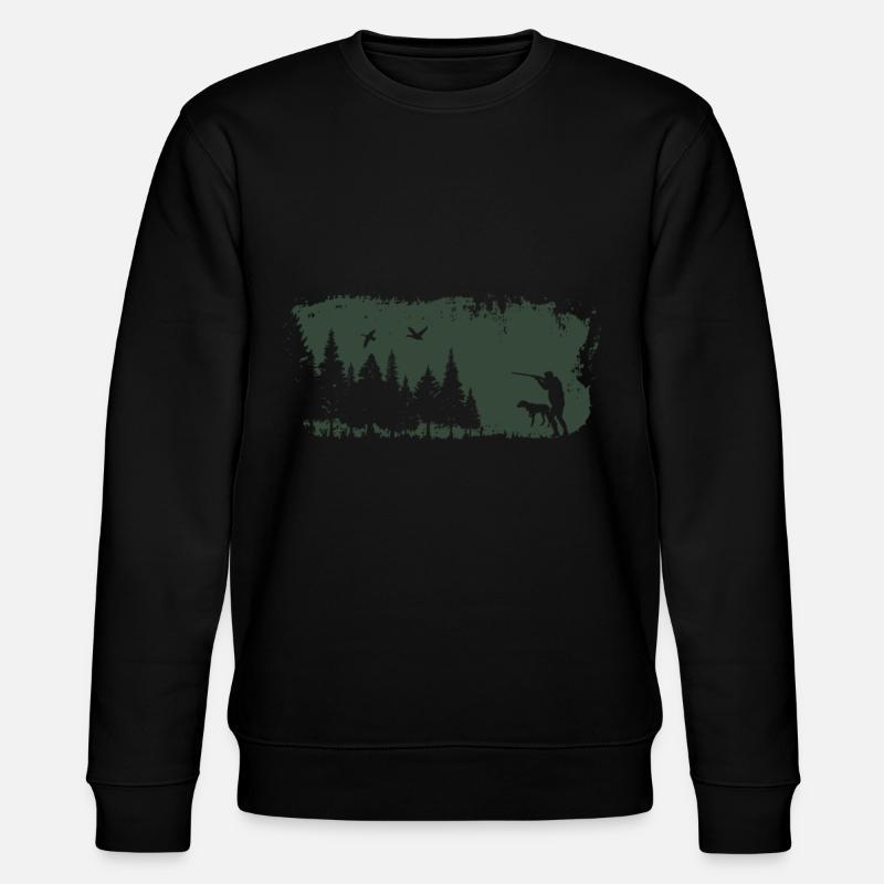 Jäger Design - Stanley/Stella Unisex Bio-Sweatshirt CHANGER  - Schwarz