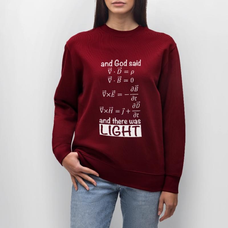 Maxwell equation physics nerd joke Stanley/Stella CHANGER Unisex Organic Sweatshirt