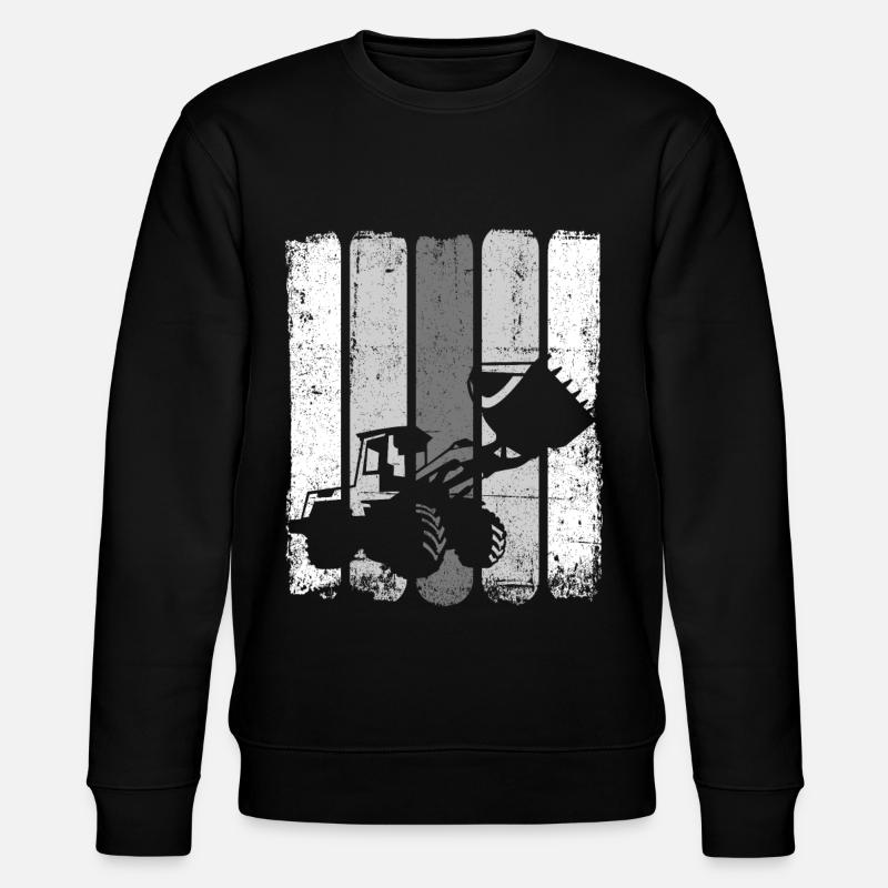 Excavator - Stanley/Stella CHANGER Unisex Organic Sweatshirt - black