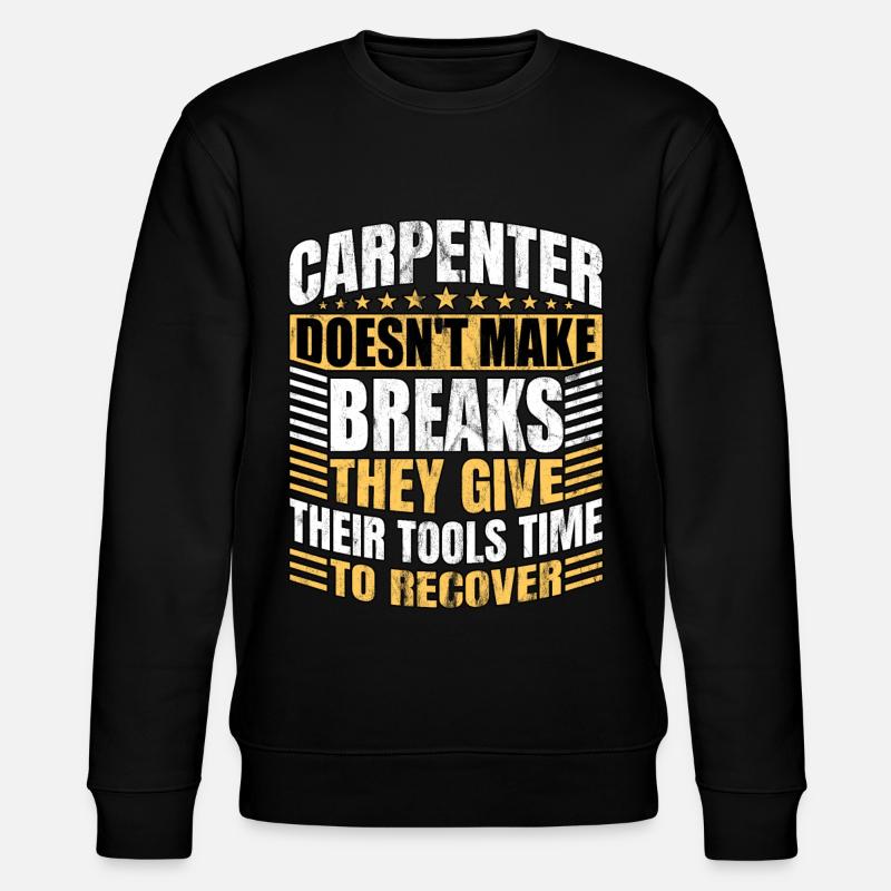 Carpenter Carpenter Carpenter - Stanley/Stella CHANGER Unisex Organic Sweatshirt - black
