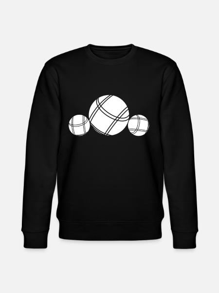 Boule Petanque Boccia Boules - Stanley/Stella CHANGER Unisex Organic Sweatshirt - black