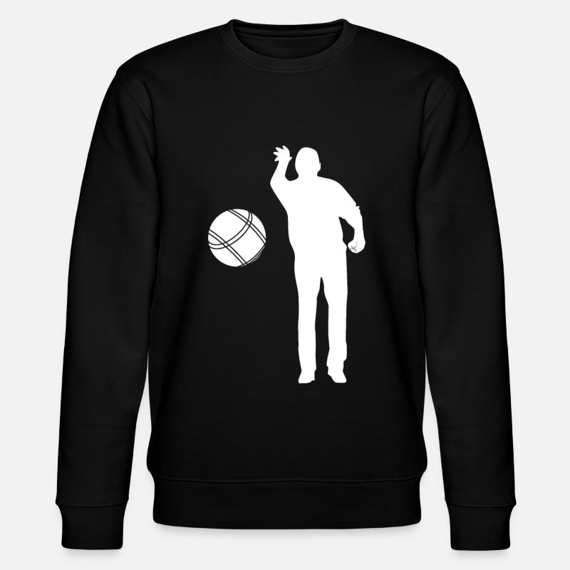 Boule Petanque Boccia Boules - Stanley/Stella CHANGER Unisex Organic Sweatshirt - black