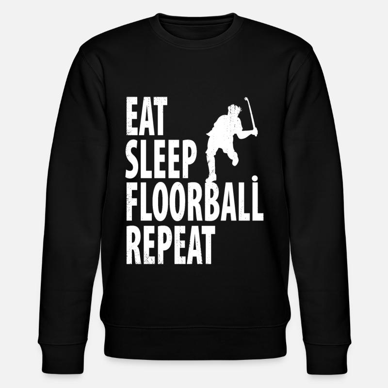 Floorball - Stanley/Stella Unisex Bio-Sweatshirt CHANGER  - Schwarz