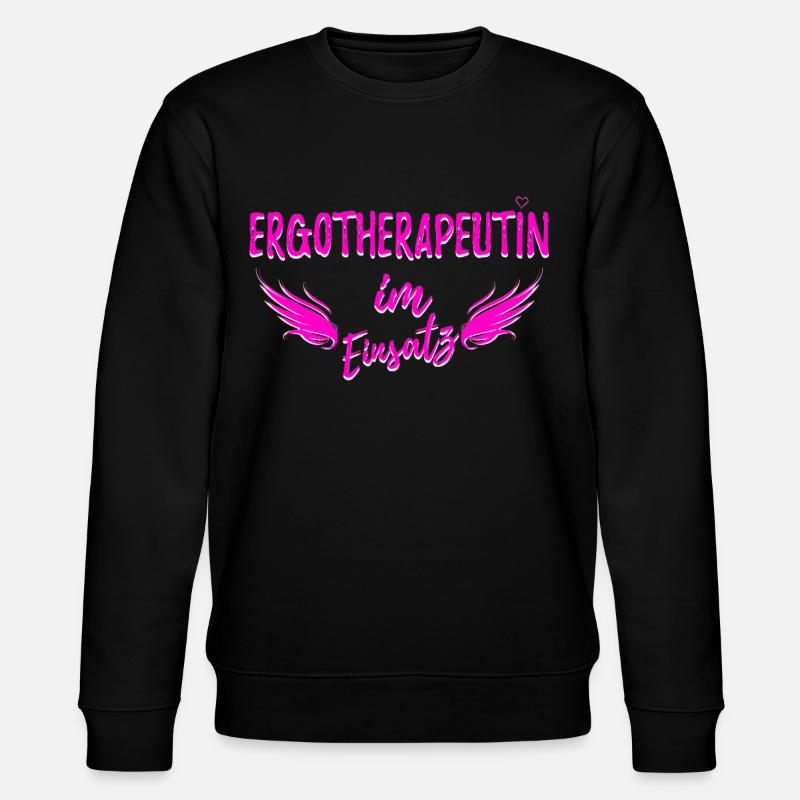 ERGOTHERAPEUTIN - Stanley/Stella Unisex Bio-Sweatshirt CHANGER  - Schwarz