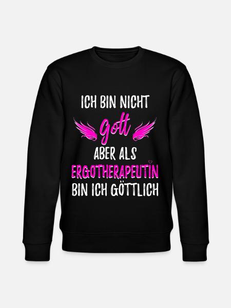 ERGOTHERAPEUTIN - Stanley/Stella Unisex Bio-Sweatshirt CHANGER  - Schwarz