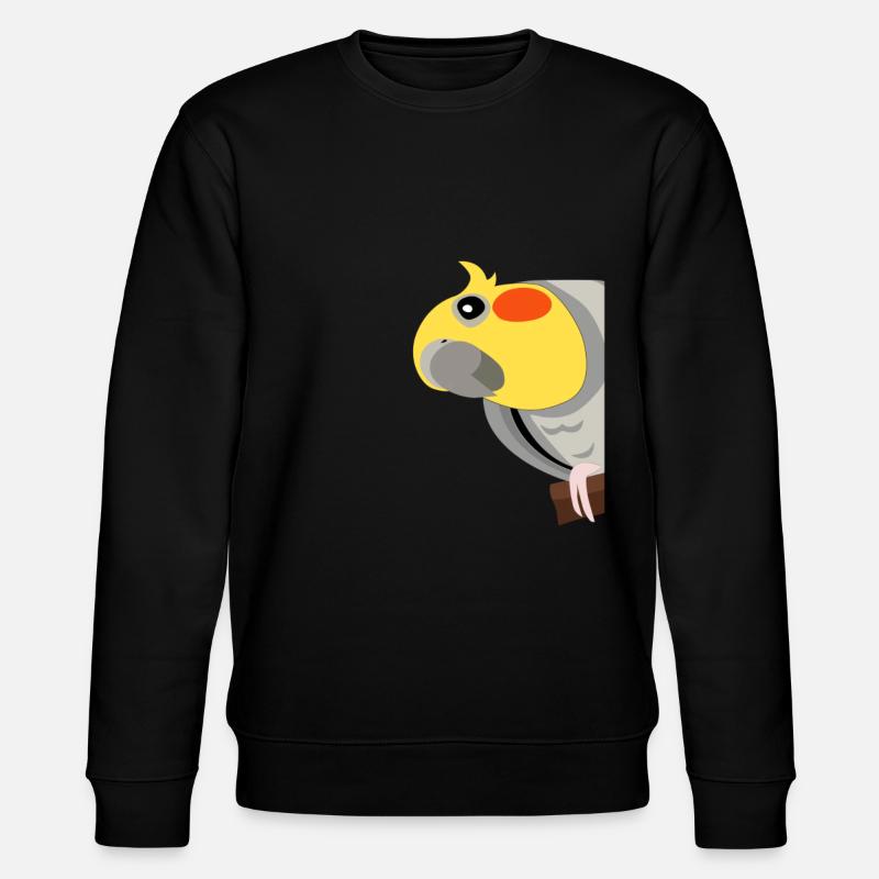 Cockatiel mignon perroquet - Sweat bio CHANGER Stanley/Stella Unisexe - noir