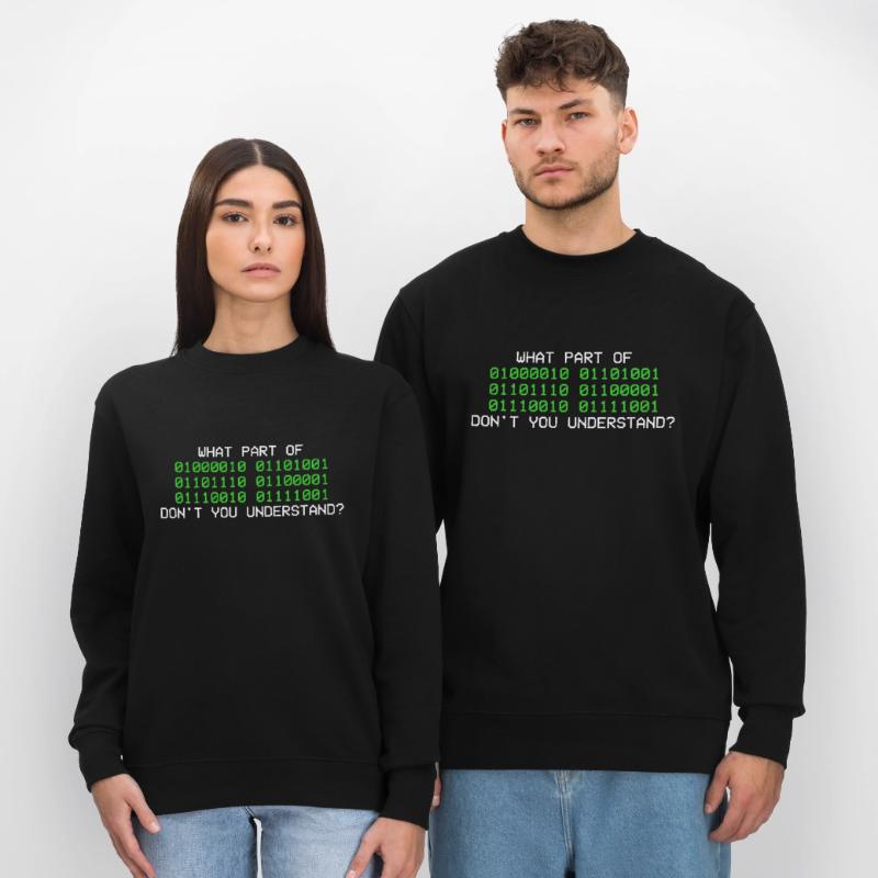 Binary code programmer informatics binary Stanley/Stella CHANGER Unisex Organic Sweatshirt