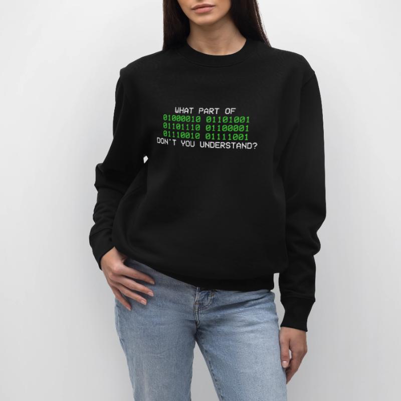 Binary code programmer informatics binary Stanley/Stella CHANGER Unisex Organic Sweatshirt