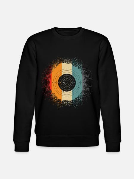 Shooting club - retro target - Stanley/Stella CHANGER Unisex Organic Sweatshirt - black