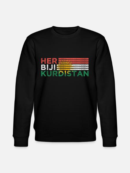 Il suo regalo Biji Kurdistan curdo curdo curdo - Felpa ecologica unisex CHANGER di Stanley/Stella - nero