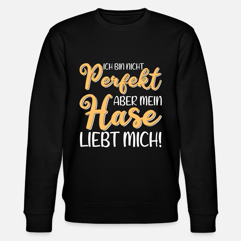 Mon lapin m'aime - Sweat bio CHANGER Stanley/Stella Unisexe - noir