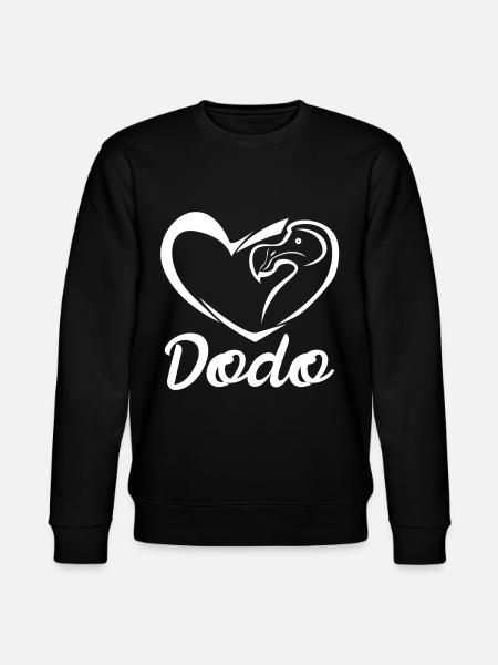 Dodo's dodo heart - Stanley/Stella CHANGER Unisex Organic Sweatshirt - black
