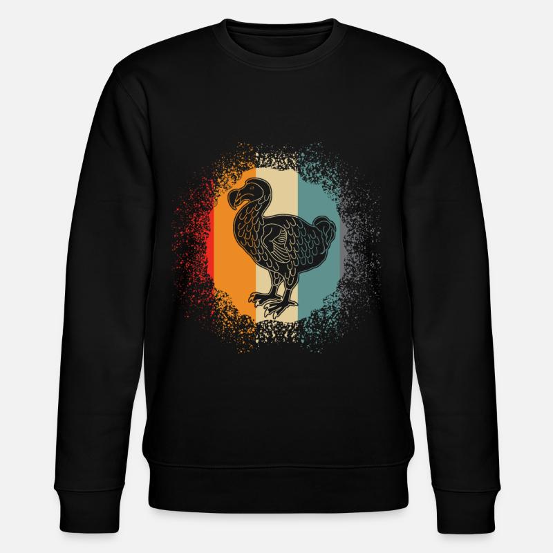 Dodos Retro Dodo - Stanley/Stella CHANGER Unisex Organic Sweatshirt - black
