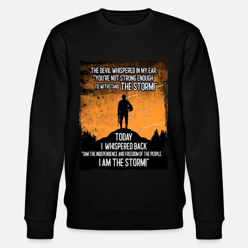 Soldat militaire rengaine - Sweat bio CHANGER Stanley/Stella Unisexe - noir