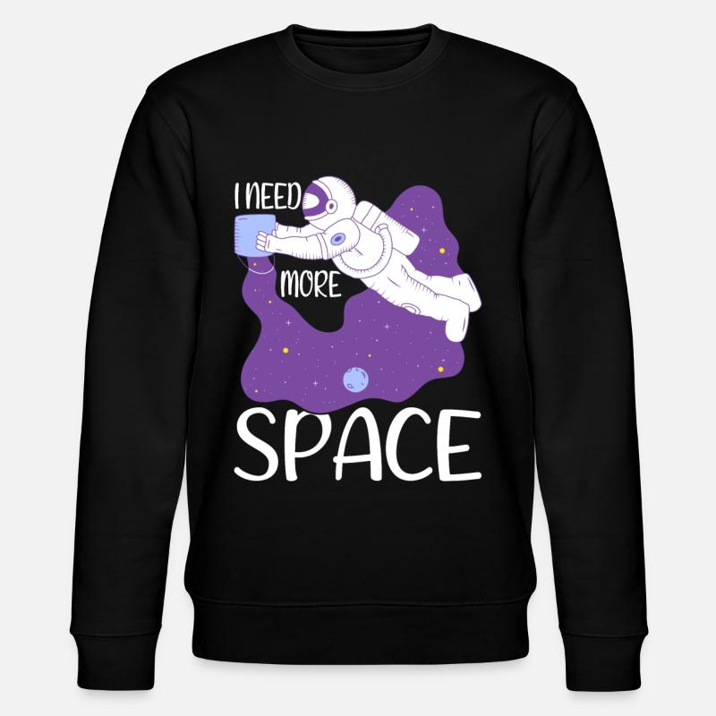 Cosmonaute espace cadeau - Sweat bio CHANGER Stanley/Stella Unisexe - noir