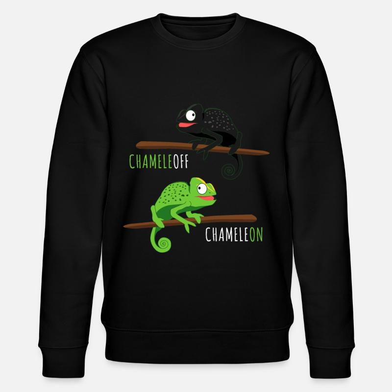 C’est chameleoff Chameleon rengaine - Sweat bio CHANGER Stanley/Stella Unisexe - noir