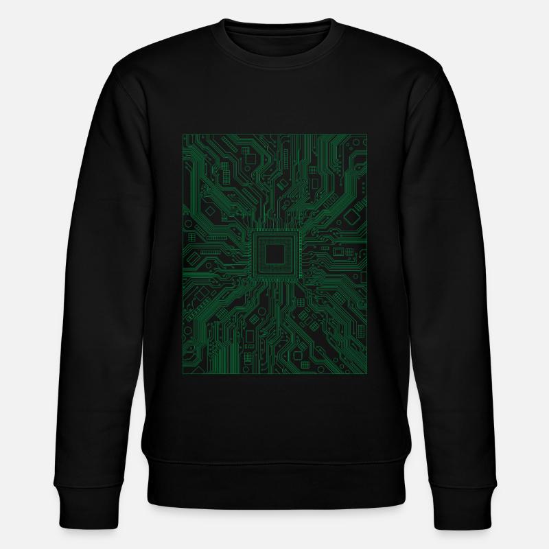 CPU Computer Motherboard Informatiker - Stanley/Stella Unisex Bio-Sweatshirt CHANGER  - Schwarz