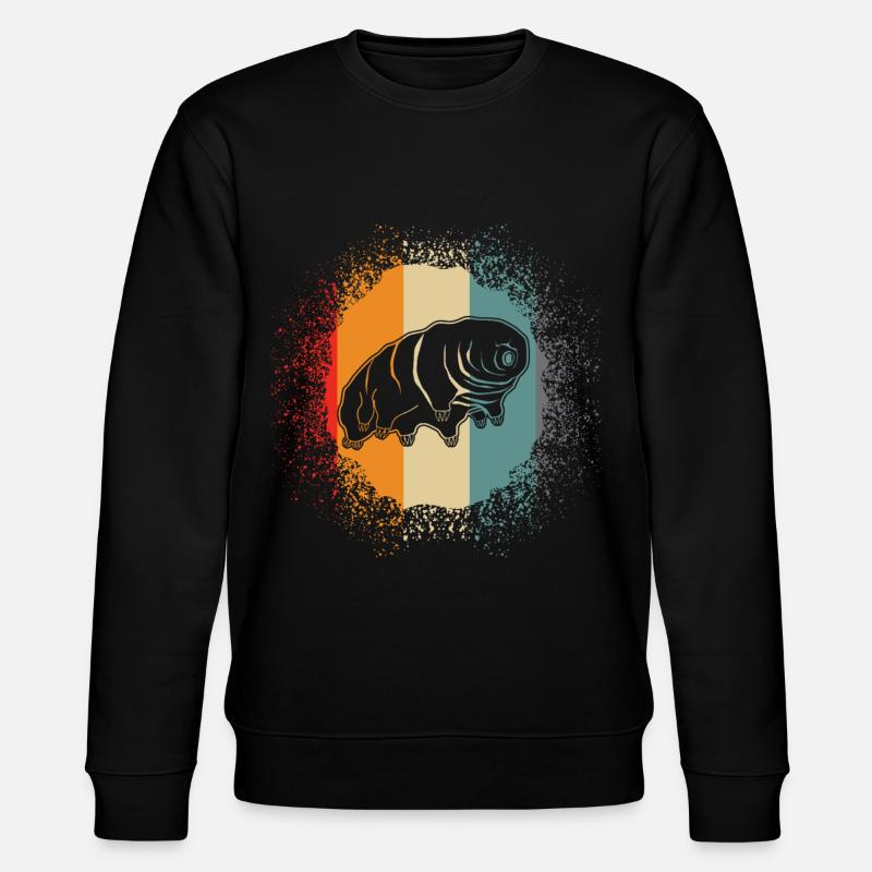 Tardigrade Retro - Stanley/Stella CHANGER Unisex Organic Sweatshirt - black