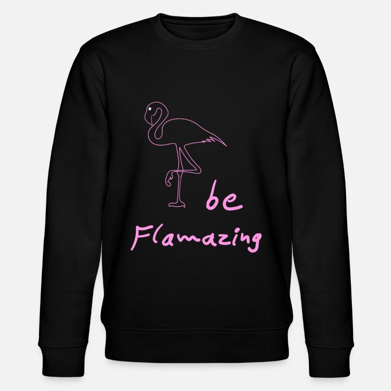 flamants roses flamants roses - Sweat bio CHANGER Stanley/Stella Unisexe - noir