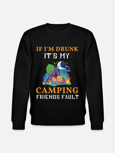 camping - Stanley/Stella CHANGER Unisex Organic Sweatshirt - black