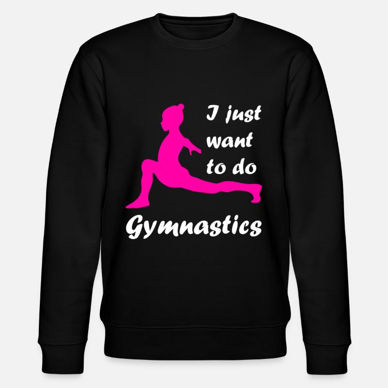 Gymnaste handstand gymnastique - Sweat bio CHANGER Stanley/Stella Unisexe - noir