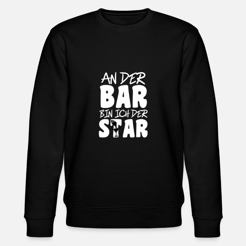 Barkeeper Bartender Spruch - Stanley/Stella Unisex Bio-Sweatshirt CHANGER  - Schwarz