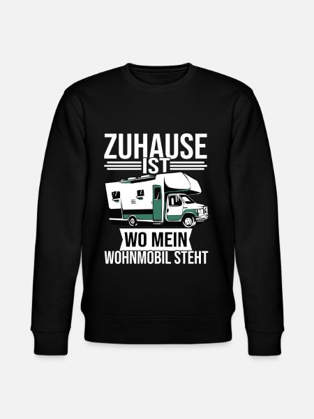 Camping Wohnmobil Camper Geschenk - Stanley/Stella Unisex Bio-Sweatshirt CHANGER  - Schwarz