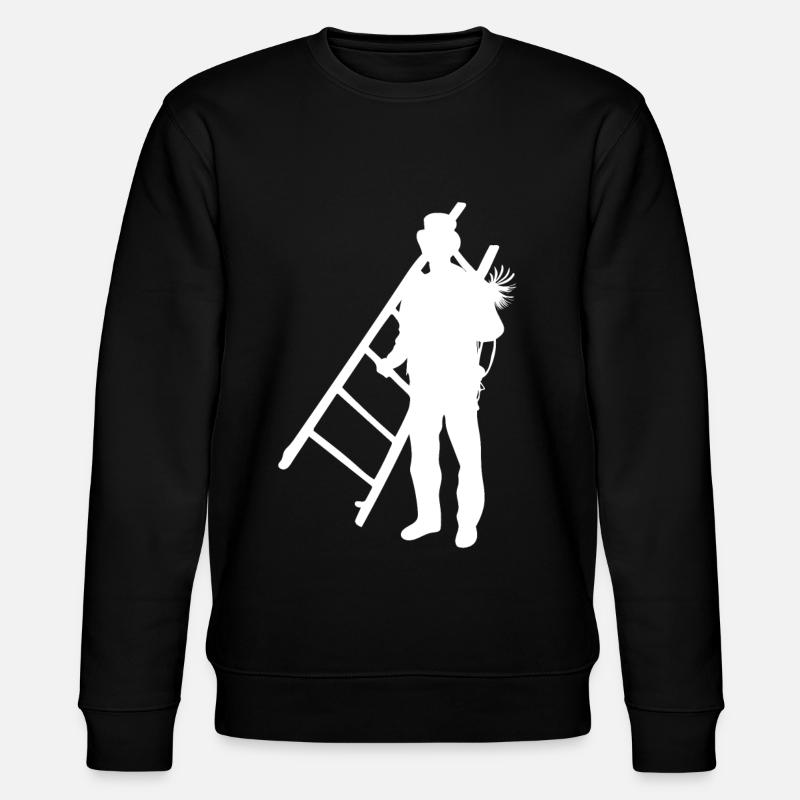 Chimney sweep vent sweep - Stanley/Stella CHANGER Unisex Organic Sweatshirt - black