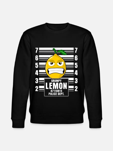 Lemon lemons - Stanley/Stella CHANGER Unisex Organic Sweatshirt - black