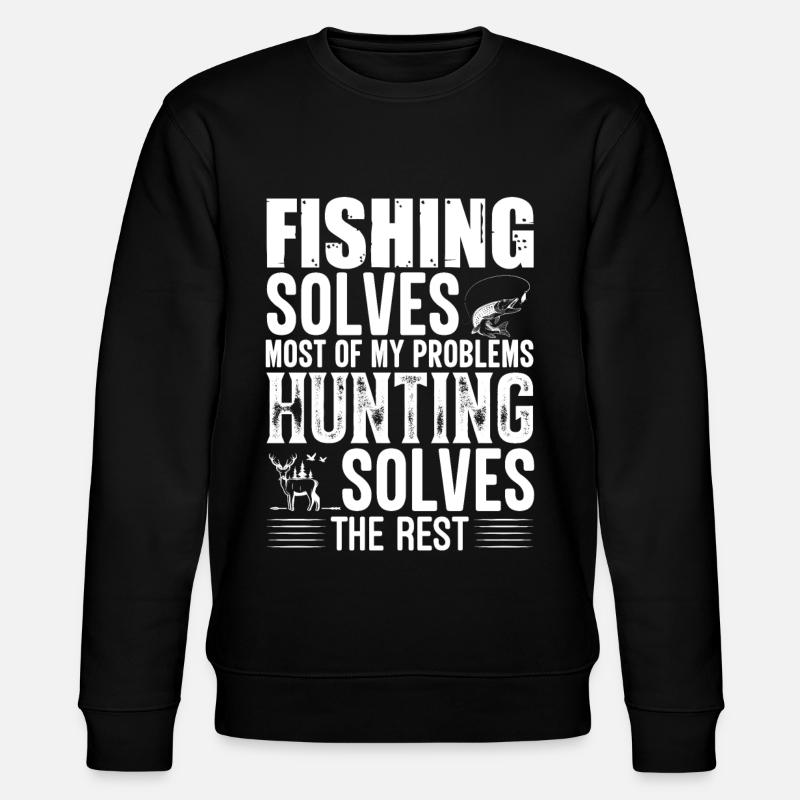 Pêche Chasse - Sweat bio CHANGER Stanley/Stella Unisexe - noir