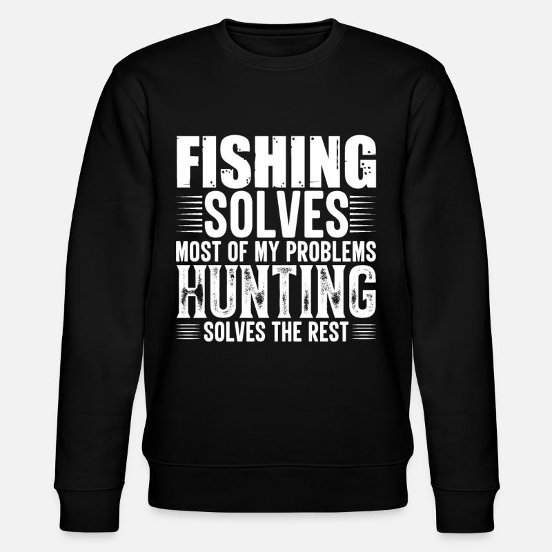 Pêche Chasse - Sweat bio CHANGER Stanley/Stella Unisexe - noir