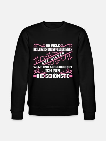 Heilerziehungspflegerin Design - Stanley/Stella Unisex Bio-Sweatshirt CHANGER - Schwarz