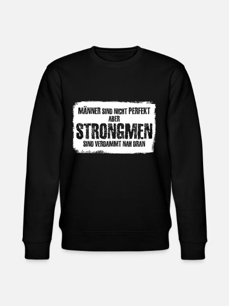 Strongman Spruch - Stanley/Stella Unisex Bio-Sweatshirt CHANGER - Schwarz
