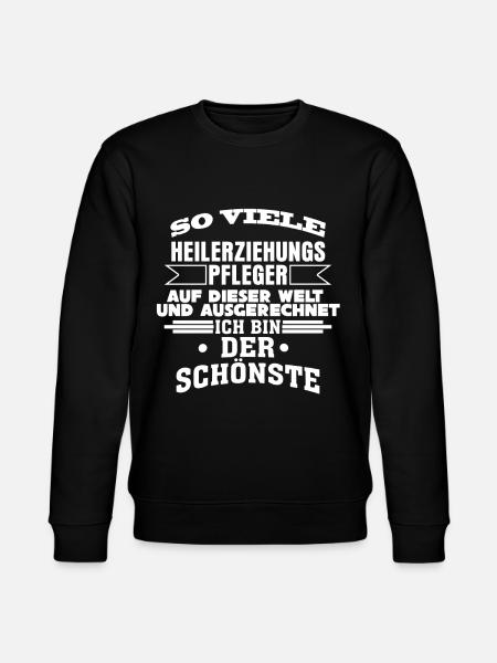 Heilerziehungspfleger - Stanley/Stella Unisex Bio-Sweatshirt CHANGER  - Schwarz