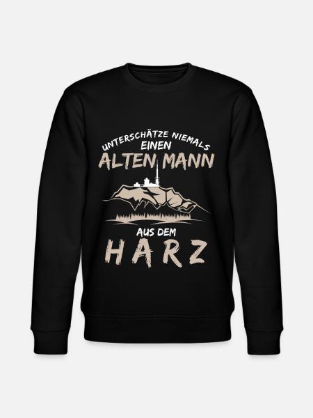 Harz Harzer Brocken - Stanley/Stella Unisex Bio-Sweatshirt CHANGER  - Schwarz