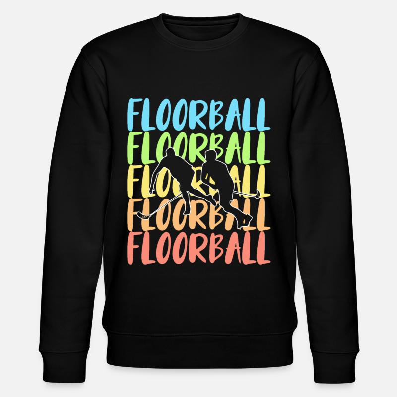 Floorball - Sweat bio CHANGER Stanley/Stella Unisexe - noir