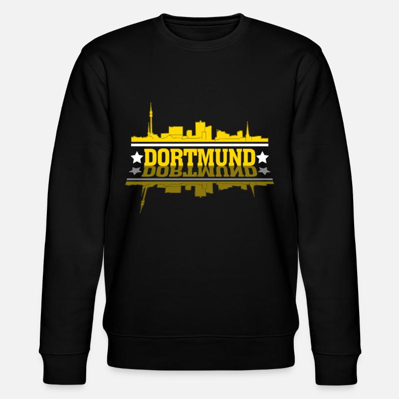 Dortmund - Stanley/Stella Unisex Bio-Sweatshirt CHANGER  - Schwarz