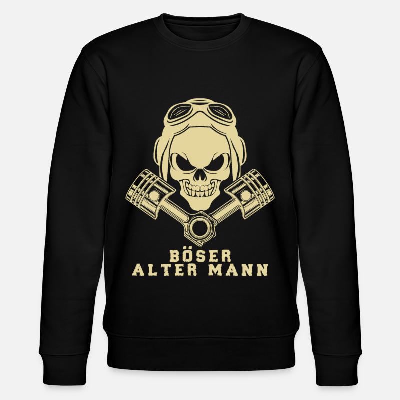 Böser alter Mann - Stanley/Stella Unisex Bio-Sweatshirt CHANGER  - Schwarz