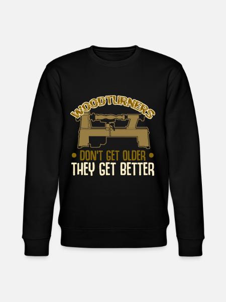 Turning Woodturning Bench Turner - Stanley/Stella CHANGER Unisex Organic Sweatshirt - black