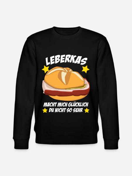 Leberkäse Leberkas - Stanley/Stella Unisex Bio-Sweatshirt CHANGER  - Schwarz