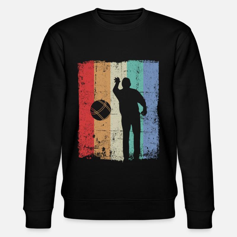 Boule Petanque Boccia Boules - Stanley/Stella CHANGER Unisex Organic Sweatshirt - black