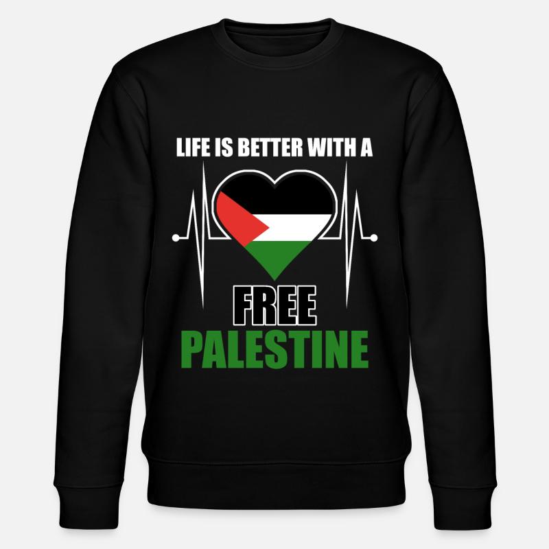 Palestine Pavillon Palestine Palestine - Sweat bio CHANGER Stanley/Stella Unisexe - noir