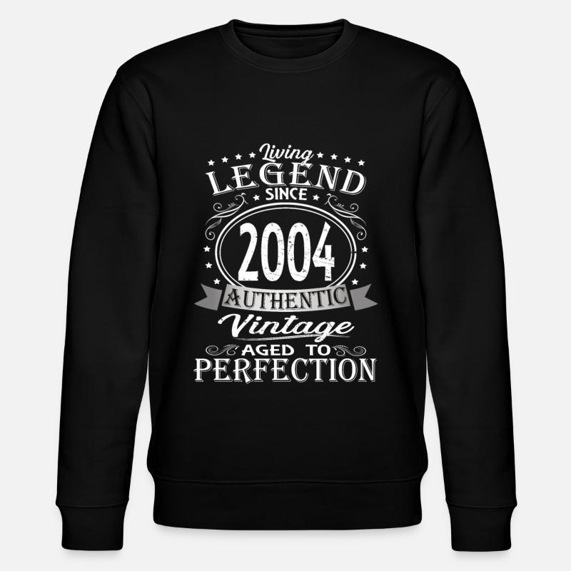 Legend since 2004 - Stanley/Stella CHANGER Unisex Organic Sweatshirt - black