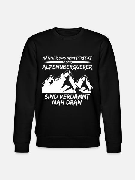 Alpenüberquerung Alpen Alpenüberquerer - Stanley/Stella Unisex Bio-Sweatshirt CHANGER  - Schwarz