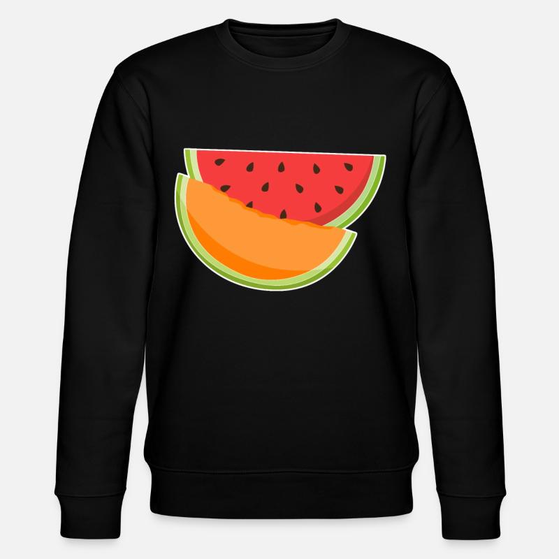 Pastèque Melon Water melons - Sweat bio CHANGER Stanley/Stella Unisexe - noir